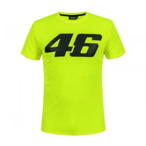 T-SHIRT MĘSKI VR46 CORE FLUO YELLOW 