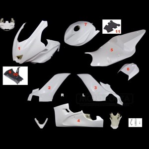 OWIEWKI MOTOFORZA YAMAHA R6 2008-19