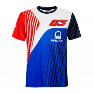 VR46 T-SHIRT MĘSKI PRAMAC BAGNAIA