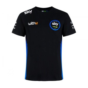 VR46 T-SHIRT MĘSKI SKY TEAM