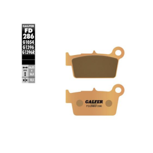 GALFER KLOCKI HAMULCOWE SINTER OFFROAD KAWASAKI KX YAMAHA