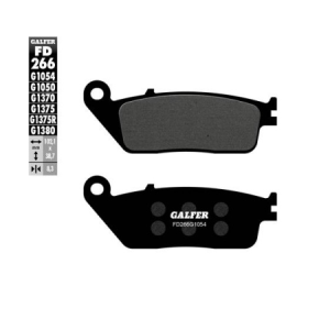 GALFER KLOCKI HAMULCOWE SEMI METAL KAWASAKI SUZUKI YAMAHA