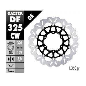 GALFER TARCZA HAMULCOWA 320MM SUZUKI