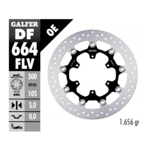 GALFER TARCZA HAMULCOWA 300MM BMW F 700 800