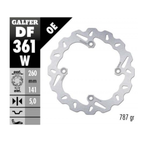 GALFER TARCZA HAMULCOWA 260MM SUZUKI
