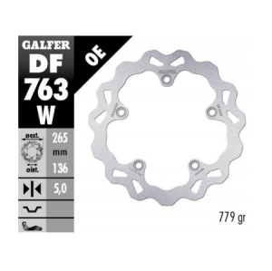 GALFER TARCZA HAMULCOWA 265MM BMW