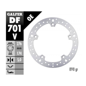 GALFER TARCZA HAMULCOWA 276MM BMW
