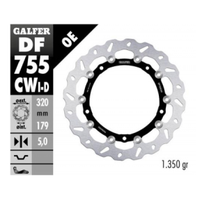GALFER TARCZA HAMULCOWA 320MM BMW