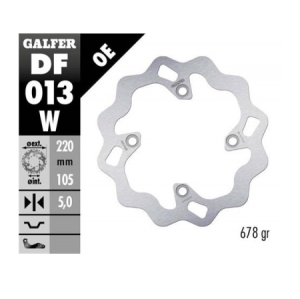 GALFER TARCZA HAMULCOWA HONDA TRIUMPH