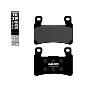 GALFER KLOCKI HAMULCOWE SEMI METAL HONDA