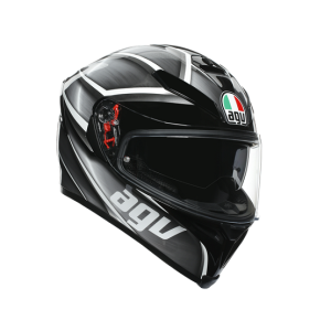 KASK AGV K-5 S TEMPEST BLACK/SILVER