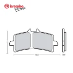 KLOCKI BREMBO RACING Z04 DUCATI