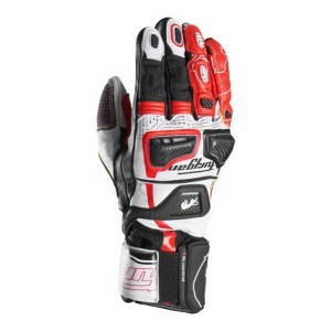 FURYGAN RĘKAWICE SKÓRZANE STYG 20 X KEVLAR BLACK/WHITE/RED M