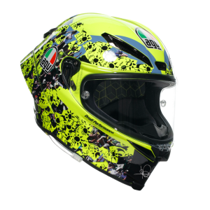 KASK AGV PISTA GP RR ROSSI MISANO 2 2021 FLUO