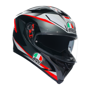 KASK AGV K-5 S PLASMA BLACK/GREY/RED