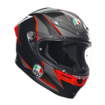 KASK AGV K6 K-6 SLASHCUT BLACK/GREY/RED
