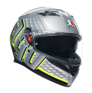 KASK AGV K-3 SV FORTIFY GREY/BLACK/YELLOW FLUO