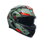 KASK AGV K-3 SV DECEPT MATT BLACK/GREEN/RED