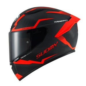 SUOMY KASK TRACK-1 REACTION MATT ANTHRACITE/RED M