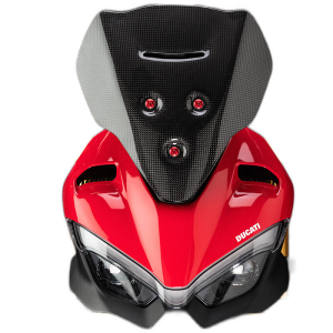 LIGHTECH OSŁONA MOCOWANIA OBROTOMIERZA CARBON DUCATI STREETFIGHTER V4/V4S POŁYSK