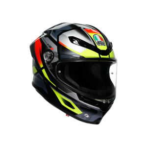 KASK AGV K6 S ERAZER BLACK/RED/YELLOW FLUO S M