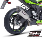 TŁUMIK SC-RR SC-PROJECT SC1-R TITANIUM  KAWASAKI ZX-6R 2024-2026
