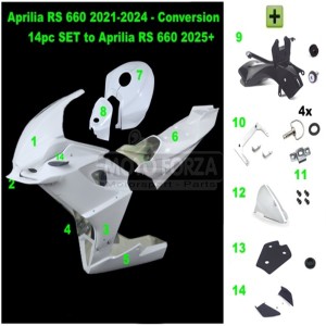 MOTOFORZA OWIEWKI + STELAŻ   APRILIA  RS 660 2025-2026