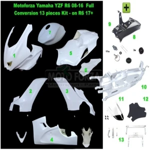 OWIEWKI MOTOFORZA YAMAHA R6 2017+