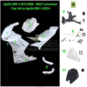 OWIEWKI MOTOFORZA APRILIA RSV4 13-20, TUONO 11-20