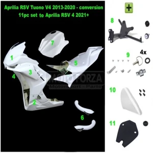 OWIEWKI MOTOFORZA APRILIA RSV TUONO V4 13-20 