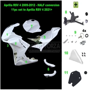 OWIEWKI MOTOFORZA APRILIA RSV 4 09-12 