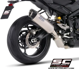 SC PROJECT SC1-X PEŁNY UKŁAD WYDECHOWY TRIUMPH STREET TRIPLE 765 (2024 - 2026) - EURO 5+