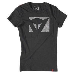 T-SHIRT DAINESE COLOR NEW LADY NERO/CARBONIO XS