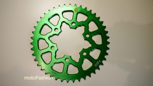 SITTA ZĘBATKA TYŁ KAWASAKI ZX6R 636 Z44 P520 GREEN ALU