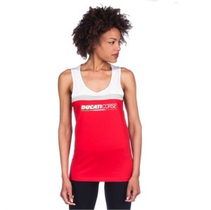 GP TANK-TOP DAMSKI DUCATI YOKE RED 