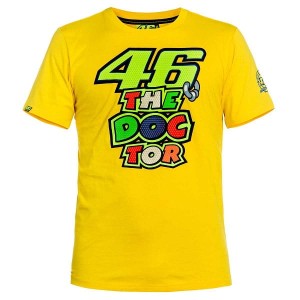 KOSZULKA MĘSKA VR46 ŻÓŁTA S