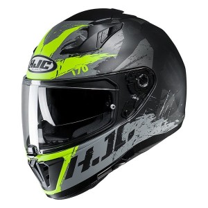 KASK HJC i70 RIAS BLACK/FLO GREEN