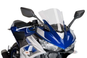 SZYBA SPORTOWA PUIG YAMAHA R3 2015- CLEAR