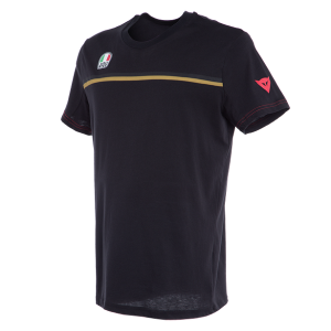 T-SHIRT DAINESE FAST 7 BLACK/GOLD S