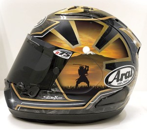 KASK ARAI RX-7 V EVO PEDROSA SPIRIT GOLD